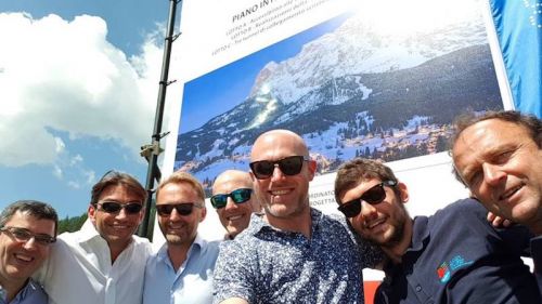 Cortina 2021, iniziati i lavori per il nuovo traguardo a Rumerlo