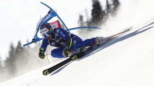 Lindsey Vonn e Christof Innerhofer al Passo San Pellegrino: 'Un allenamento proficuo'