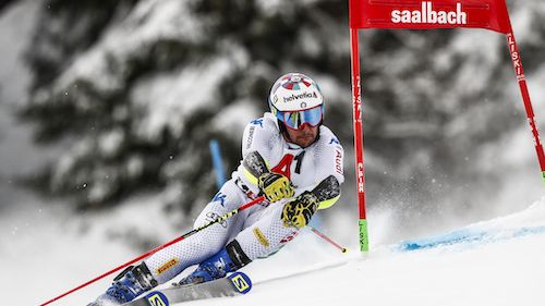 Gli slalomgigantisti azzurri per le gare di Coppa del Mondo di Adelboden