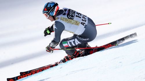 Gli slalomgigantisti azzurri di Coppa del Mondo in allenamento a Hintertux