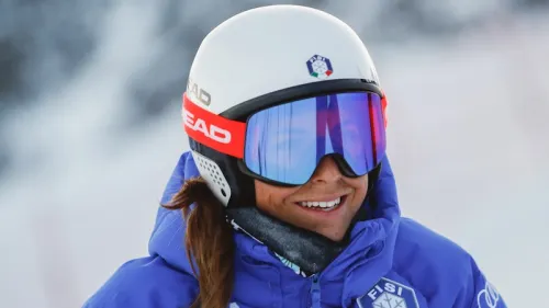 Elena Curtoni: 'Da un paio d'anni non riuscivo ad allenarmi così'. Federica Brignone si allena a Saas-Fee