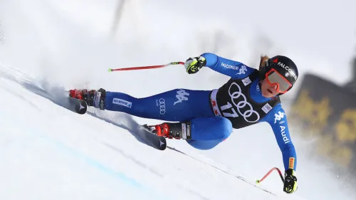 Caduta a Hintertux, apprensione per Sofia Goggia