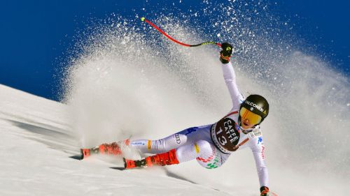 Sofia Goggia ancora la più veloce in prova a Crans-Montana