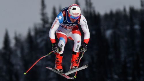 Mauro Caviezel in testa al superG della combinata maschile di Bansko