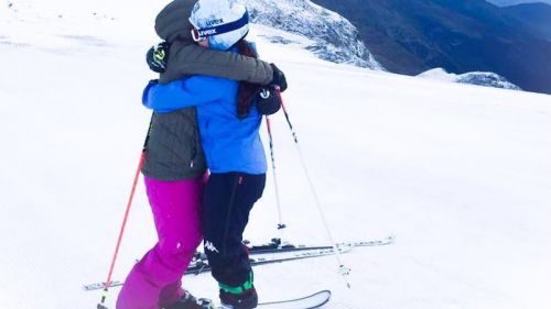 Buone condizioni della neve per gli slalomgigantisti azzurri già presenti a Ushuaia