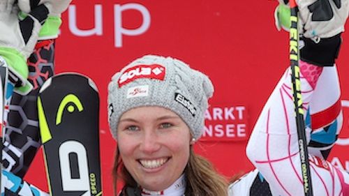 Mikaela Shiffrin in testa dopo la nebbiosa prima manche dello slalom di Killington
