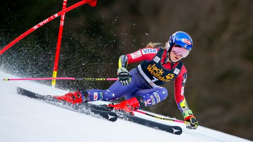 Lindsey Vonn e Christof Innerhofer al Passo San Pellegrino: 'Un allenamento proficuo'