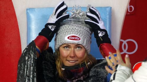 Lindsey Vonn e Christof Innerhofer al Passo San Pellegrino: 'Un allenamento proficuo'