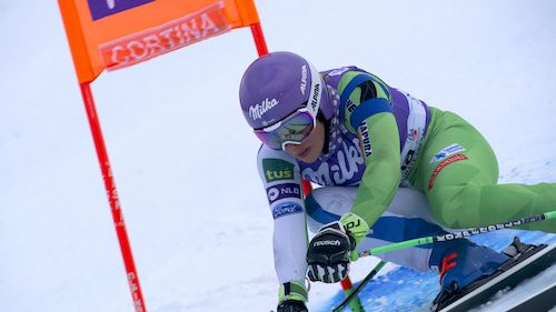 Lindsey Vonn: 'La mia ultima volta qui a Cortina. Peccato non ci sia Sofia Goggia'