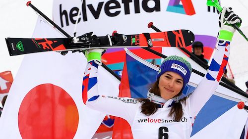 Raduno sulla neve di Livigno per la squadra di Coppa del Mondo
