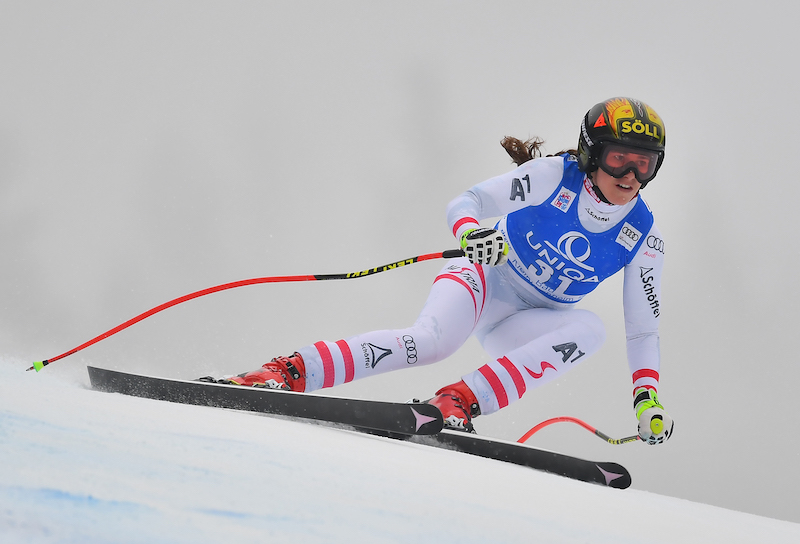 Doppietta austriaca nel superG femminile di Coppa Europa di Kvitfjell