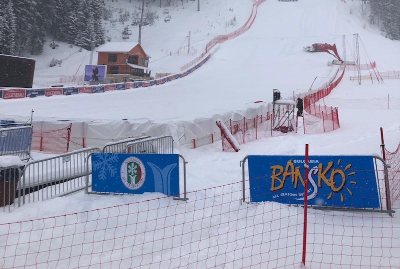 Cancellato il superG maschile di Bansko