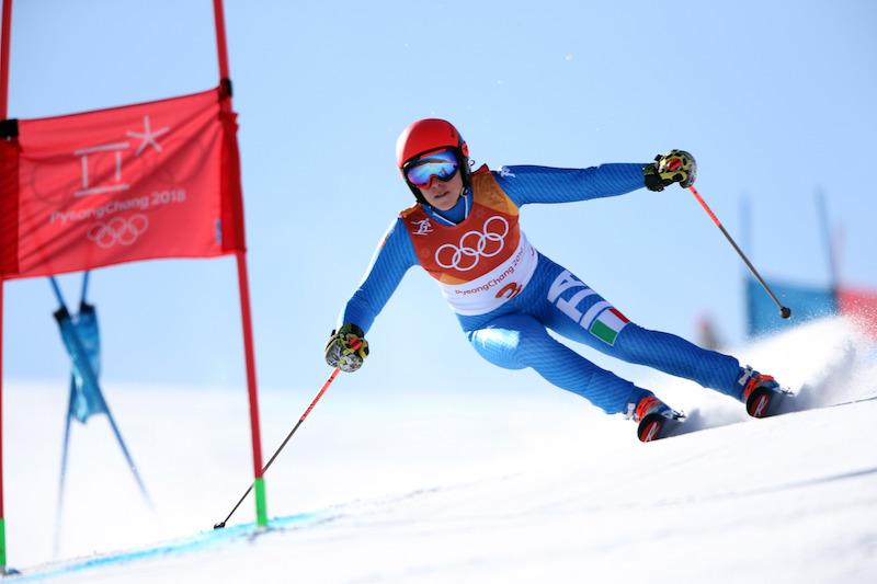 Federica Brignone bronzo nel gigante olimpico di Yongpyong, oro a Mikaela Shiffrin