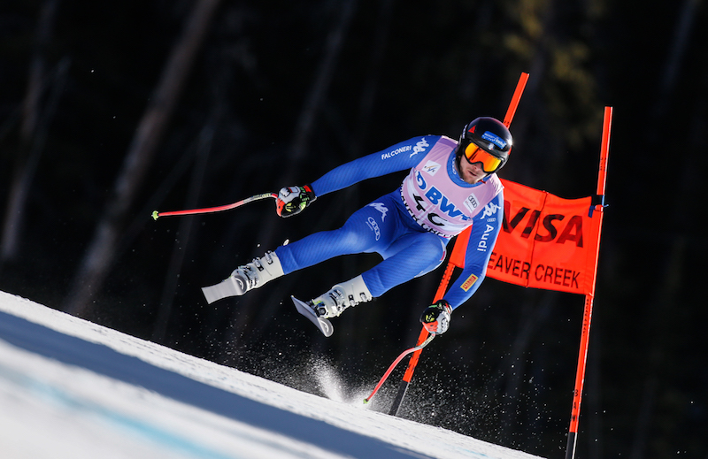 Emanuele Buzzi vince il superG maschile di Coppa Europa di Wengen