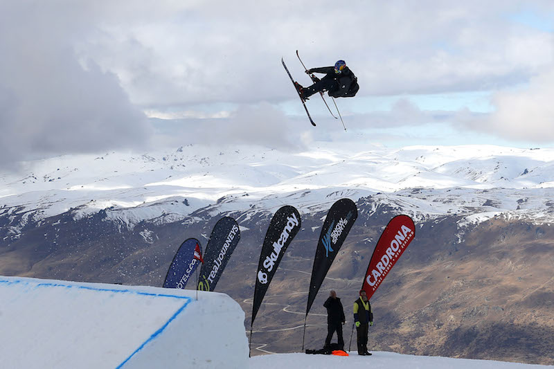 Parte da Cardrona la Coppa del Mondo di slopestyle del freestyle