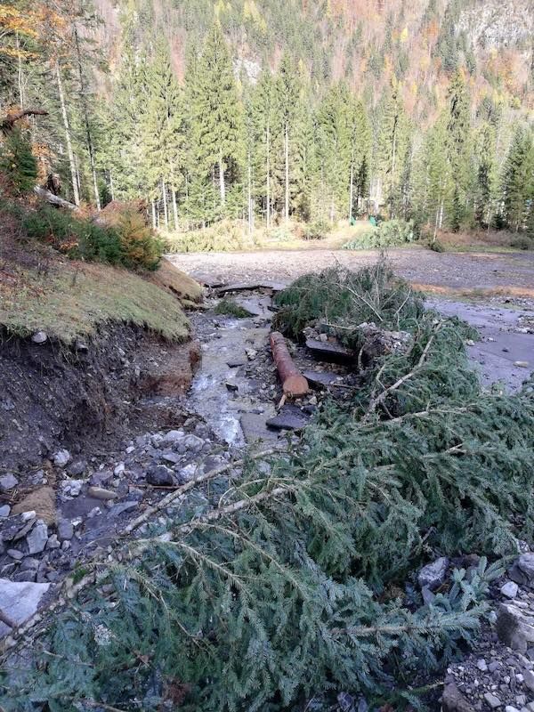 Il maltempo dei giorni scorsi ha colpito anche la zona di Forni Avoltri: tutte le foto esclusive che testimoniano la devastazione nella zona della Carnia Arena