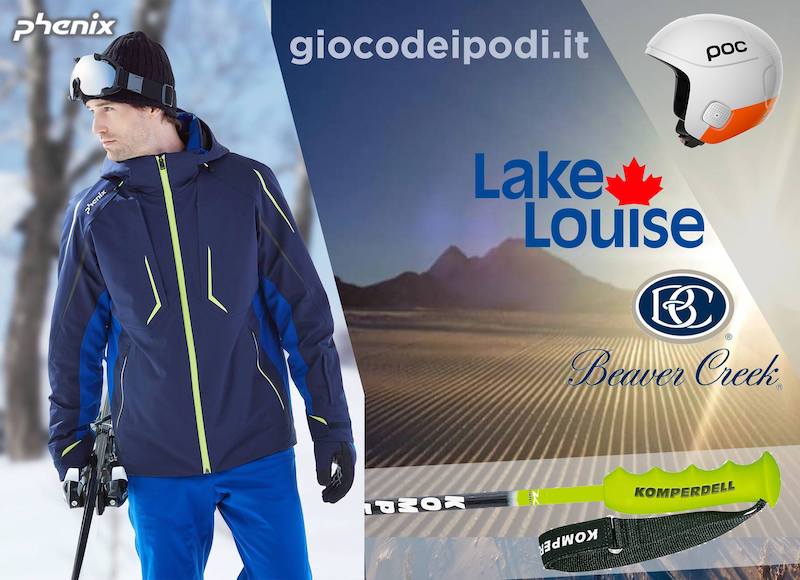 Indovina i podi di Coppa del Mondo di sci alpino di Lake Louise e Beaver Creek, in palio premi Phenix, POC e Komperdell