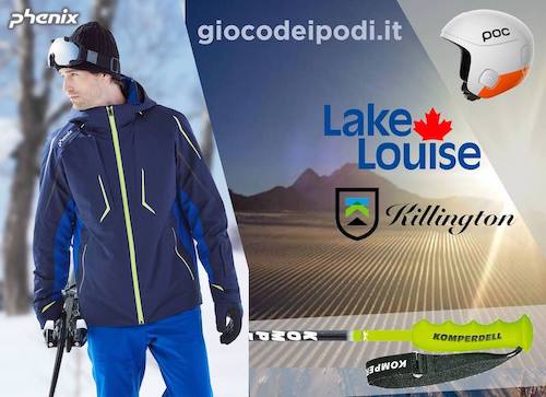 Indovina i podi di Coppa del Mondo di sci alpino di Killington e Lake Louise, in palio splendidi premi Phenix, POC e Komperdell