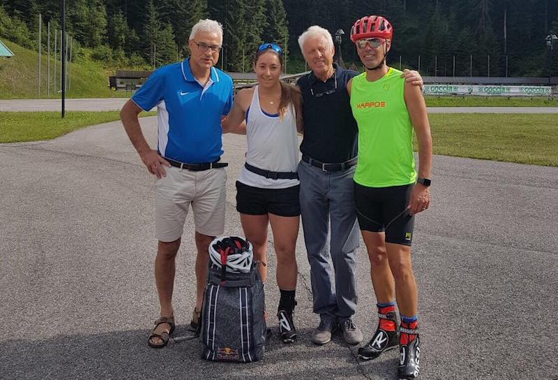 Sofia Goggia si è allenata sugli skiroll a Forni Avoltri!