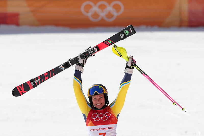 Mikaela Shiffrin clamorosamente giù dal podio olimpico dello slalom di Yongpyong, oro a Frida Hansdotter