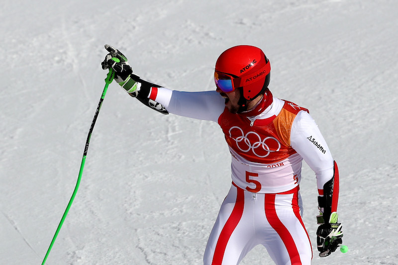 Un pazzesco Marcel Hirscher è oro anche nel gigante olimpico di Yongpyong