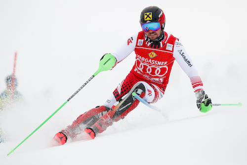 Marcel Hirscher torna davanti a tutti e trionfa nello slalom di Saalbach-Hinterglemm
