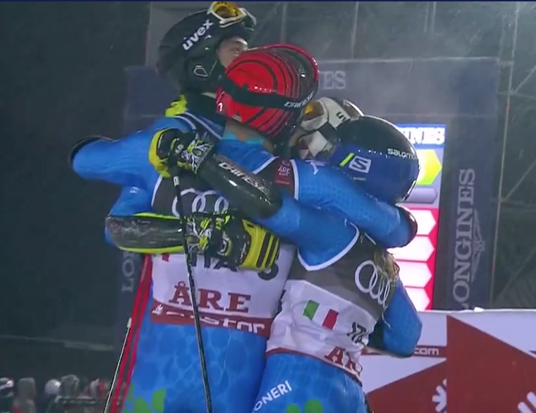 italia bronzo nel Team Event dei Mondiali di Are! Oro alla Svizzera, argento all'Austria