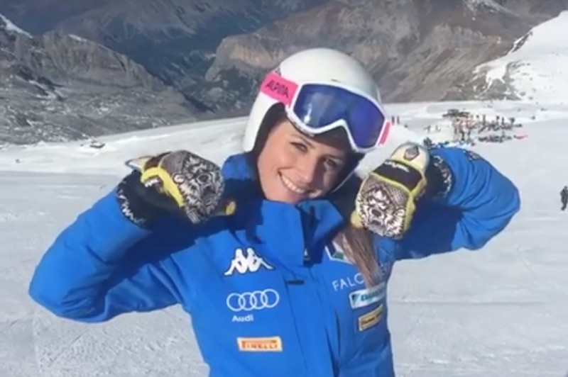 VIDEO - Nadia Fanchini è tornata sugli sci!