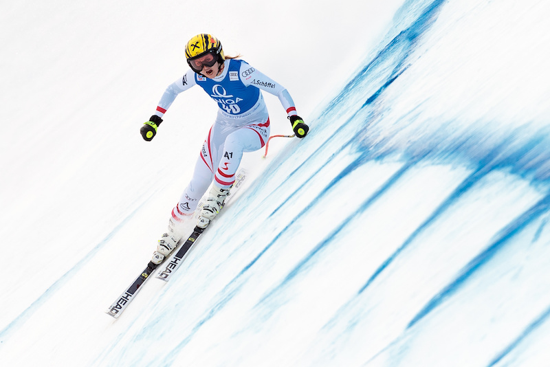 Nina Ortlieb vince il secondo dei due giganti di La Molina di Coppa Europa