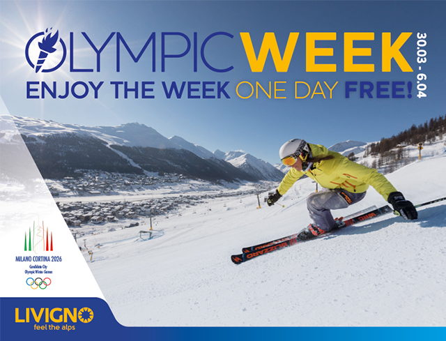 Livigno lancia la Olympic Week dal 30 marzo al 6 aprile