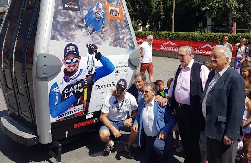 Presentata la tappa di Coppa del Mondo di Bormio che dedica una cabinovia a Dominik Paris