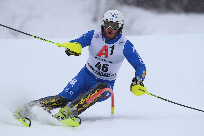Giuliano Razzoli secondo nello slalom maschile di Coppa Europa di Obereggen