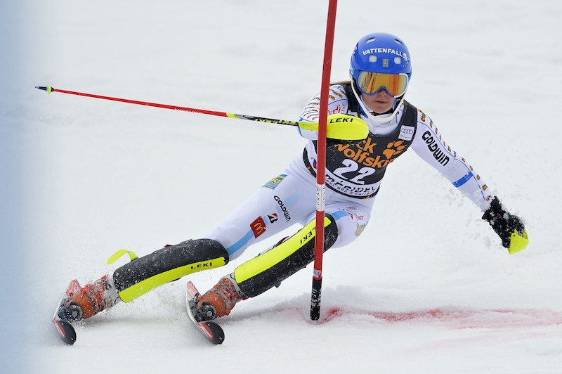 Bis di Charlotta Säfvenberg nel secondo slalom femminile in notturna di Coppa Europa di Bad Wiessee