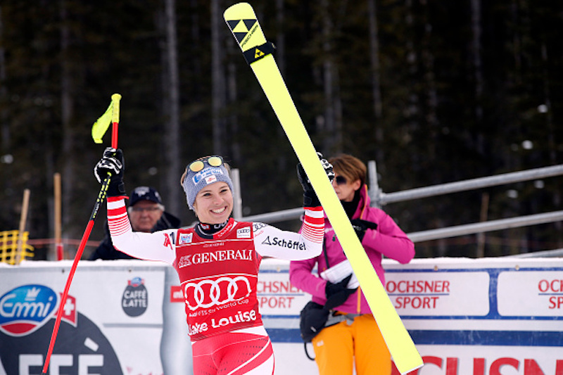 Bis di Nicole Schmidhofer nella seconda discesa di Lake Louise