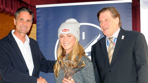 A Mikaela Shiffrin lo Skieur d'Or 2017