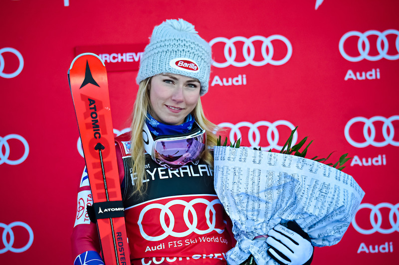 La lista di partenza della manche di qualificazione allo slalom parallelo femminile di Courchevel