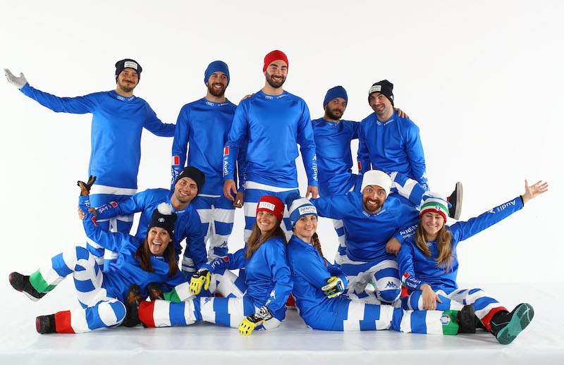 Lo snowboard cross azzurro di Coppa del Mondo in allenamento a Cervinia