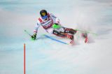 Marcel Hirscher al comando della prima manche dello slalom di Wengen
