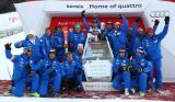 Sei azzurri impegnati nelle prove della discesa di Wengen