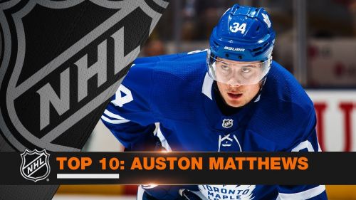 Top 10 Auston Matthews plays from 2017-18