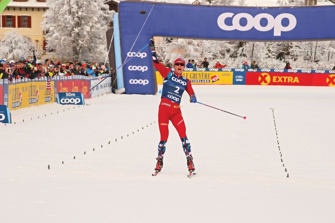 Amundsen ipoteca il Tour de Ski: trionfo nell'inseguimento 20 km TC di Davos. Top 10 per Pellegrino