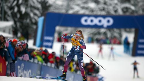 A Falun è Diggins show: la statunitense vince la mass start 20 km TL e conquista la Coppa del Mondo!