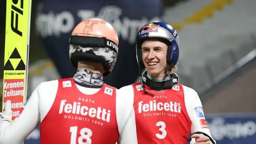 Uno-due Tschofenig a Courchevel, ancora battuto Raimund. Stroem cade, è festa Giappone con Yuki Ito