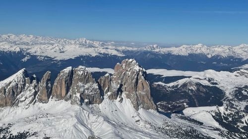 Val di Fiemme: Tour de Ski e Marcialonga... visti dall'alto!