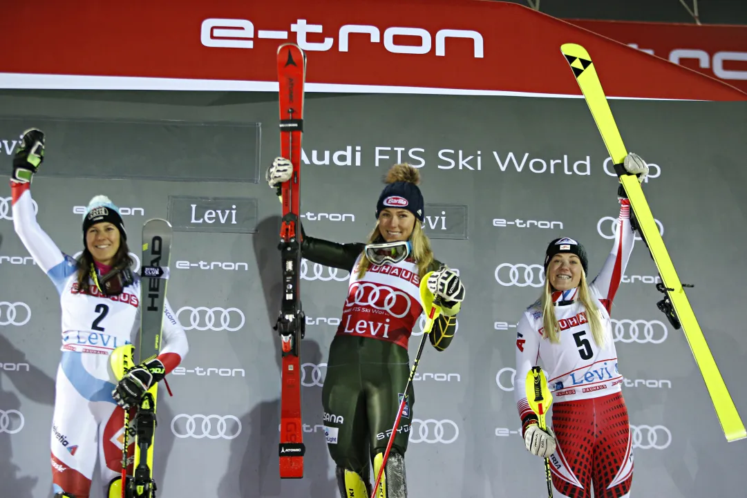 Shiffrin già in fuga nella generale di Coppa del Mondo; Robinson al 2° posto, Holdener sale in terza piazza