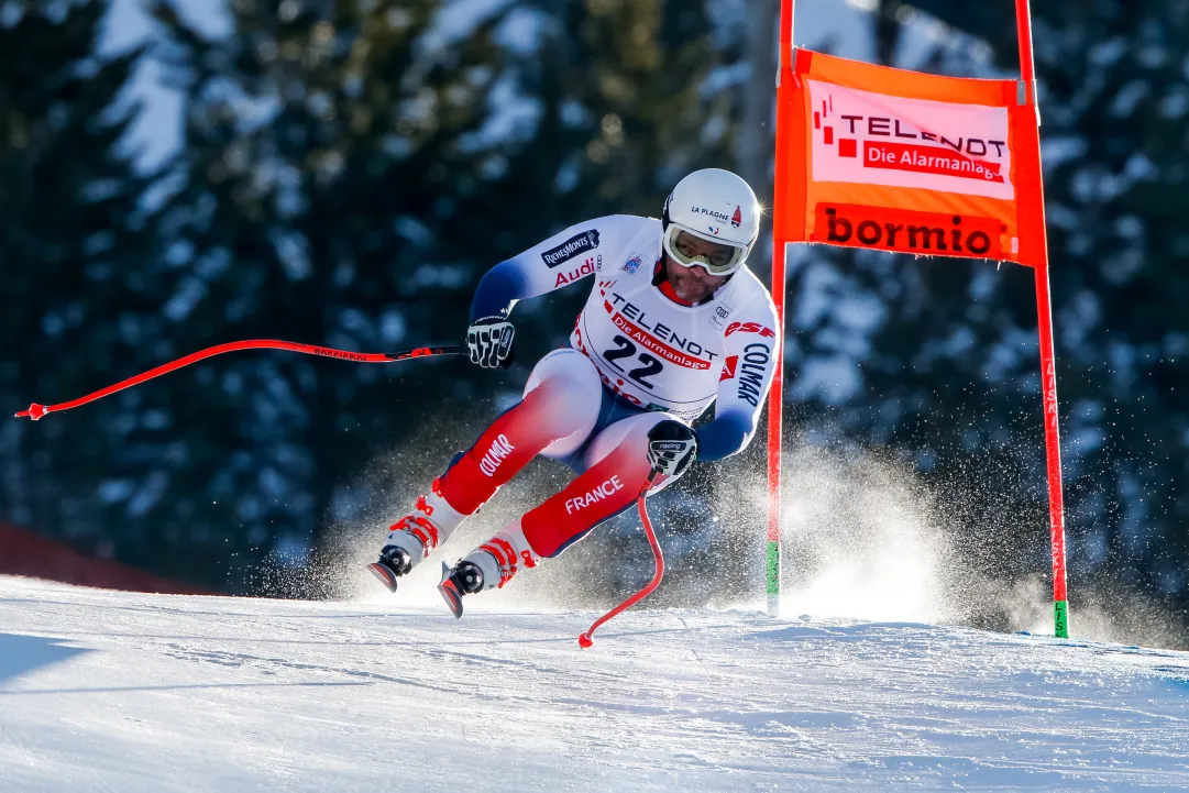 Sospiro di sollievo per Brice Roger: contusione al ginocchio sinistro, dovrebbe farcela per Wengen