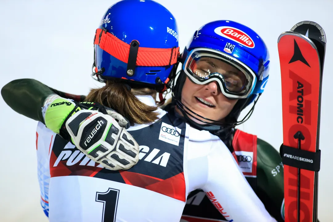 Nessun dramma per Mikaela Shiffrin, che continua la striscia record di podi: 'Petra è stata più brava'