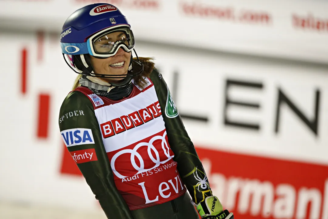 La regina è sempre... Mikaela: 'Non ho pensato al record di Stenmark, ma sono felice della mia 2^ manche'
