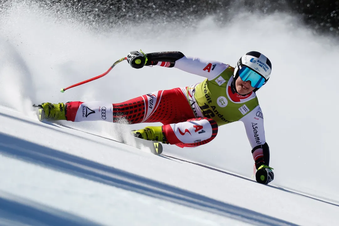 Goggia 'O.K.' nella mini prova di Val d'Isère: 6° tempo dietro all'Austria che comanda con Siebenhofer