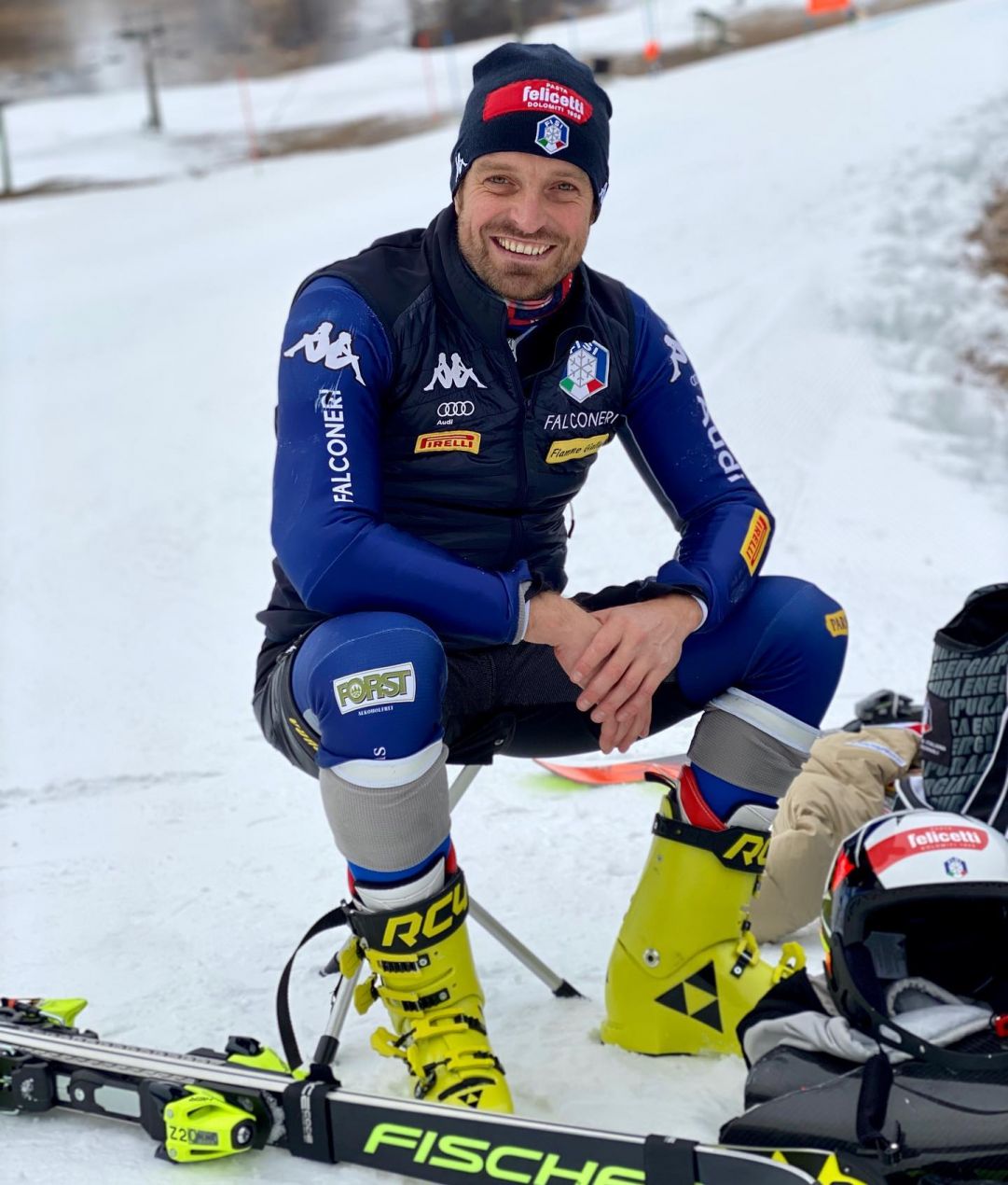 Dopo 22 giorni ai box causa Covid, Manfred Moelgg è tornato sugli sci a Livigno: 'Non è stato facile'